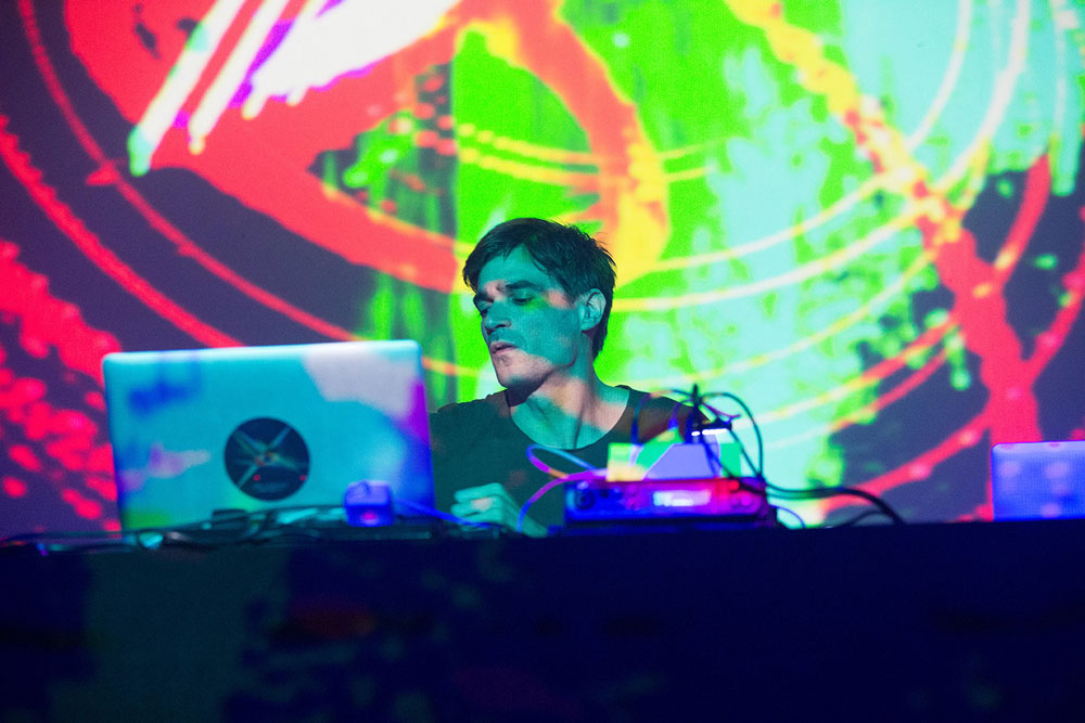 Jon Hopkins performing live