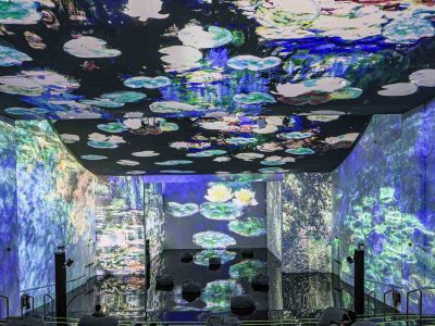 Monet water lilies at Theatre of Digital Art