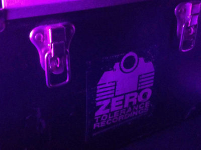 Zero Tolerance logo on record box