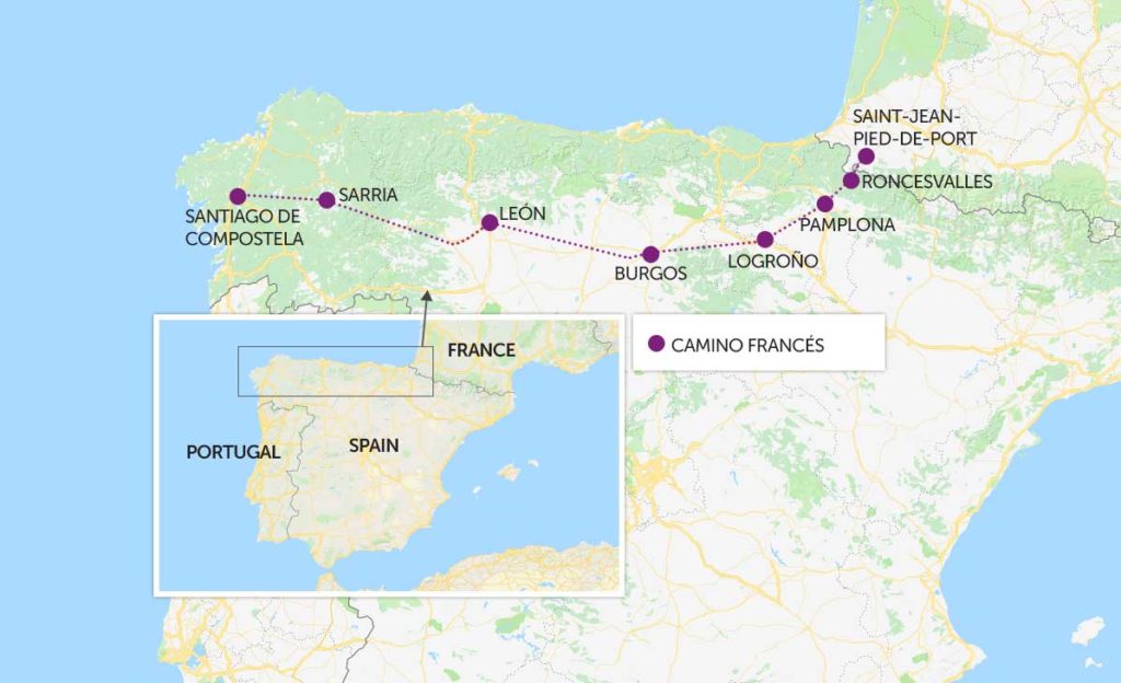 The French Way route
