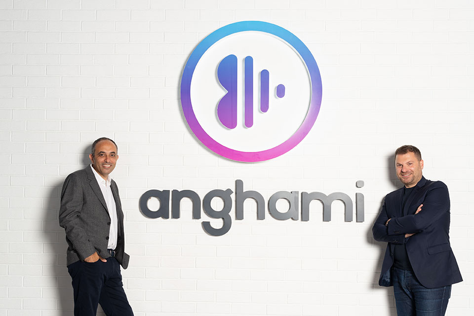 Anghami co-founders Elie Habib and Eddy Maroun