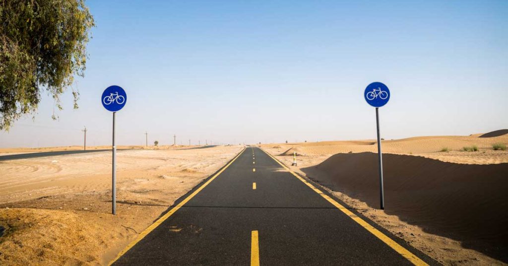 Discover Dubai: Al Qudra Cycle Track