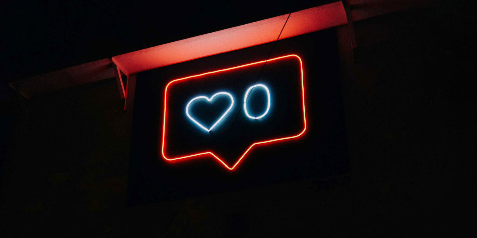 Instagram loves neon sign