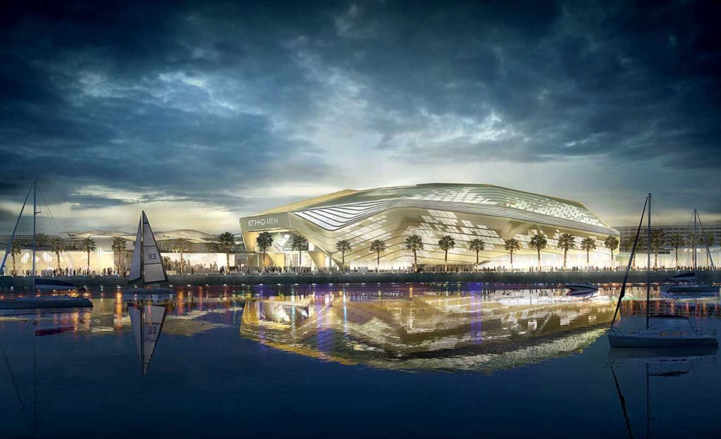 Etihad Arena on Yas Island