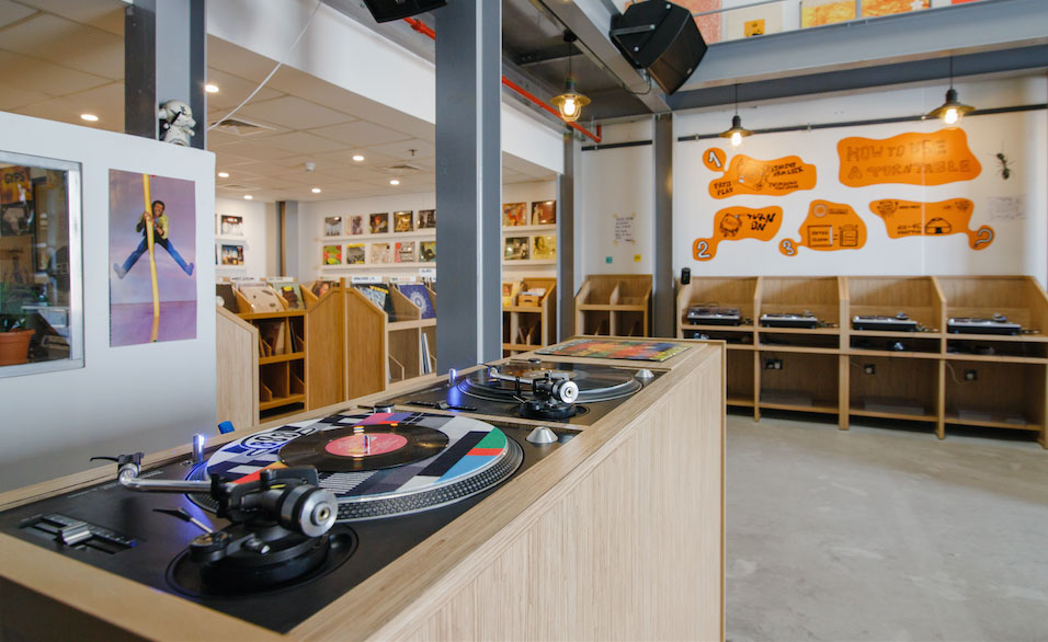 The Flip Side record store Dubai 