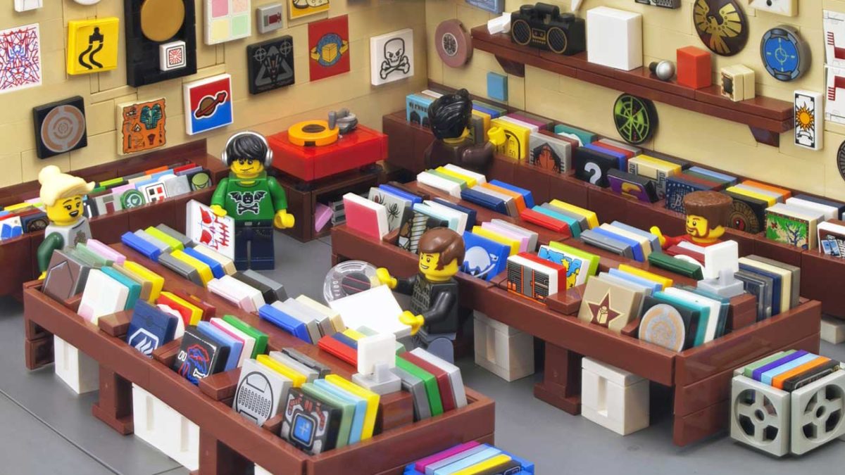 Lego record store