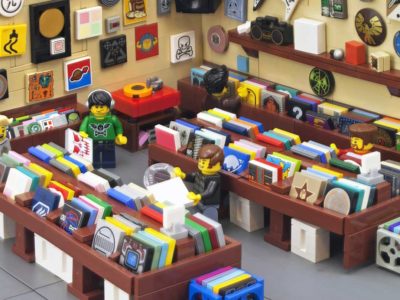 Lego record store