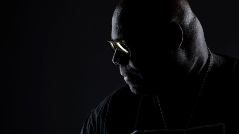 Carl Cox in black and white